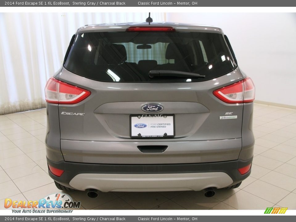 2014 Ford Escape SE 1.6L EcoBoost Sterling Gray / Charcoal Black Photo #14