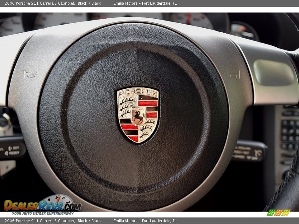 2006 Porsche 911 Carrera S Cabriolet Steering Wheel Photo #60