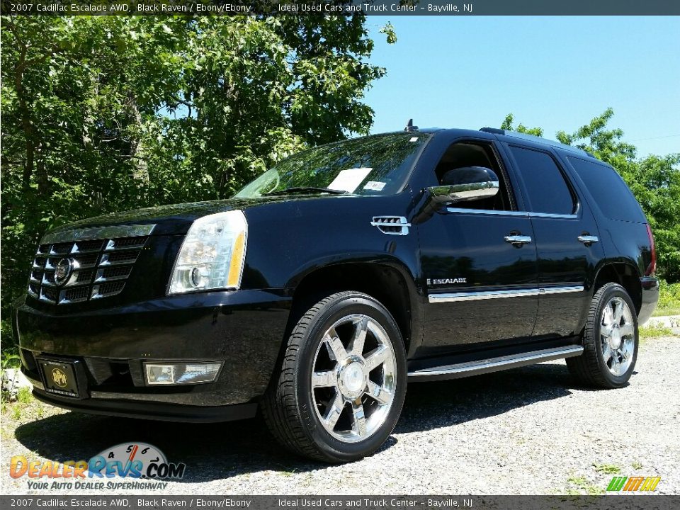 2007 Cadillac Escalade AWD Black Raven / Ebony/Ebony Photo #1