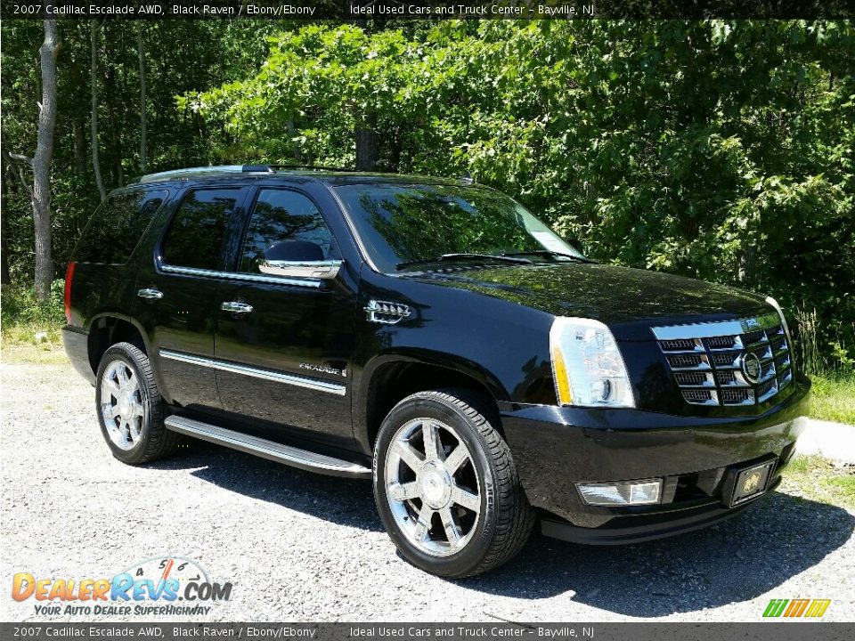 2007 Cadillac Escalade AWD Black Raven / Ebony/Ebony Photo #3