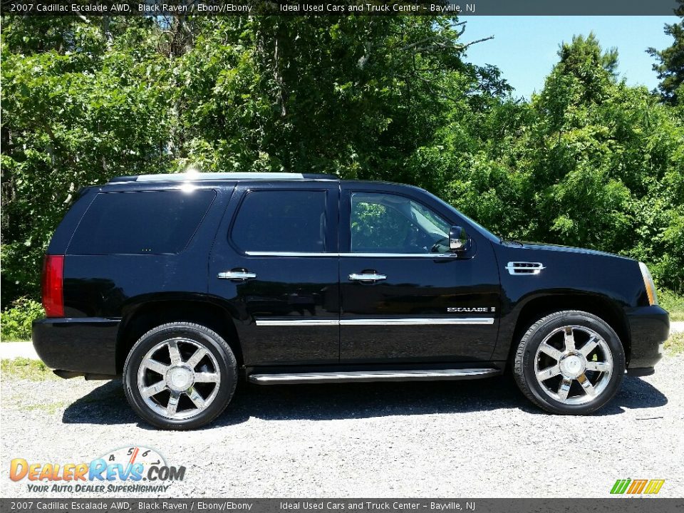 2007 Cadillac Escalade AWD Black Raven / Ebony/Ebony Photo #4