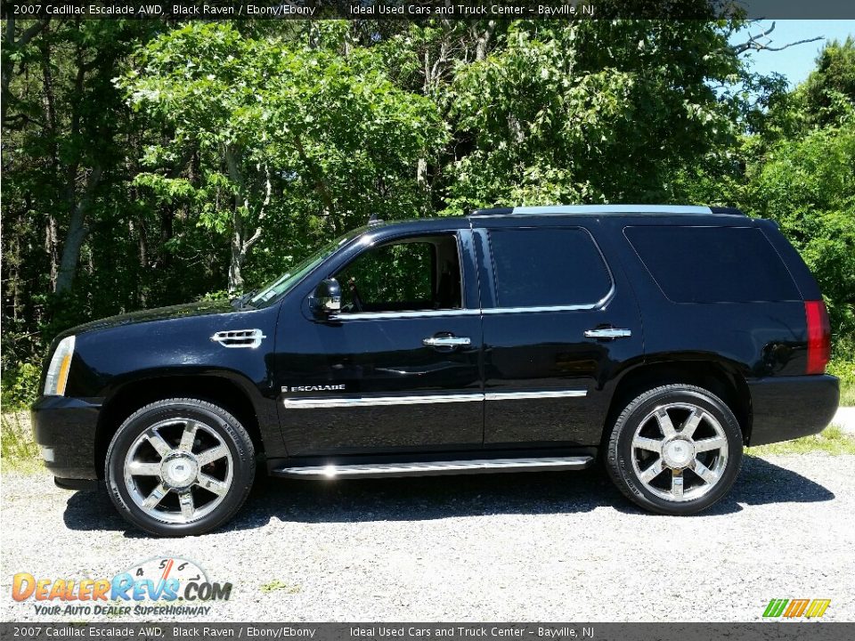 2007 Cadillac Escalade AWD Black Raven / Ebony/Ebony Photo #5