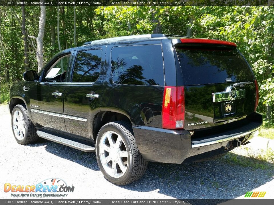 2007 Cadillac Escalade AWD Black Raven / Ebony/Ebony Photo #6