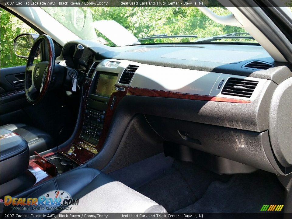 2007 Cadillac Escalade AWD Black Raven / Ebony/Ebony Photo #9