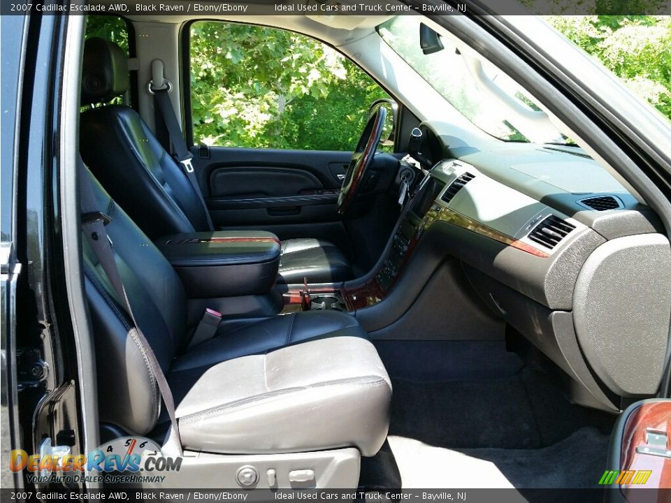 2007 Cadillac Escalade AWD Black Raven / Ebony/Ebony Photo #10