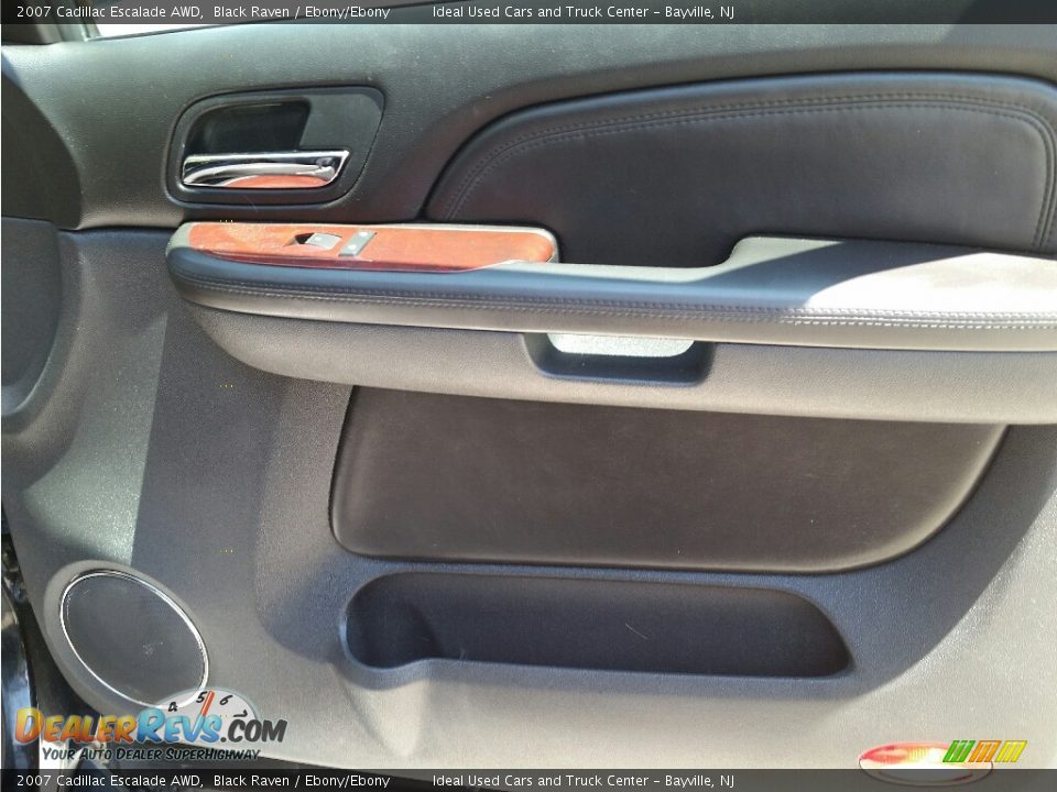 2007 Cadillac Escalade AWD Black Raven / Ebony/Ebony Photo #13