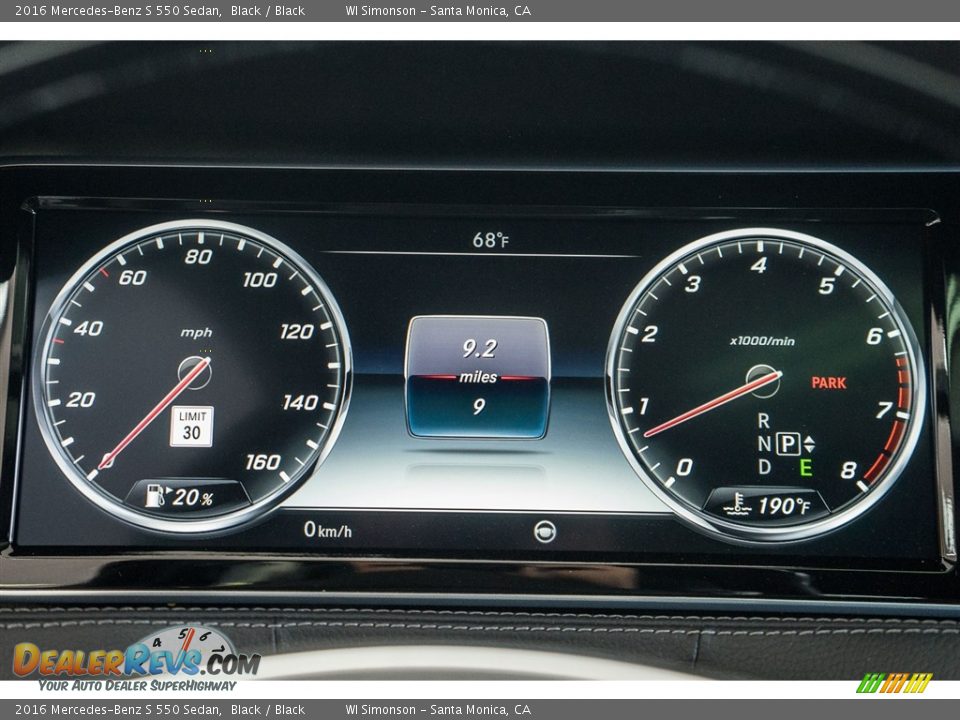2016 Mercedes-Benz S 550 Sedan Black / Black Photo #6