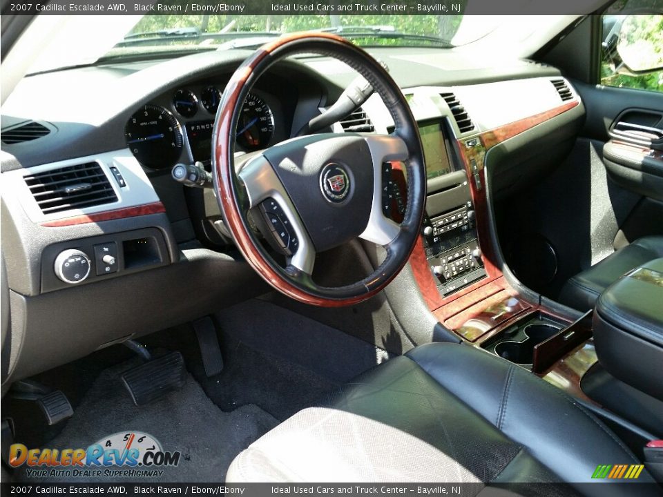 2007 Cadillac Escalade AWD Black Raven / Ebony/Ebony Photo #17