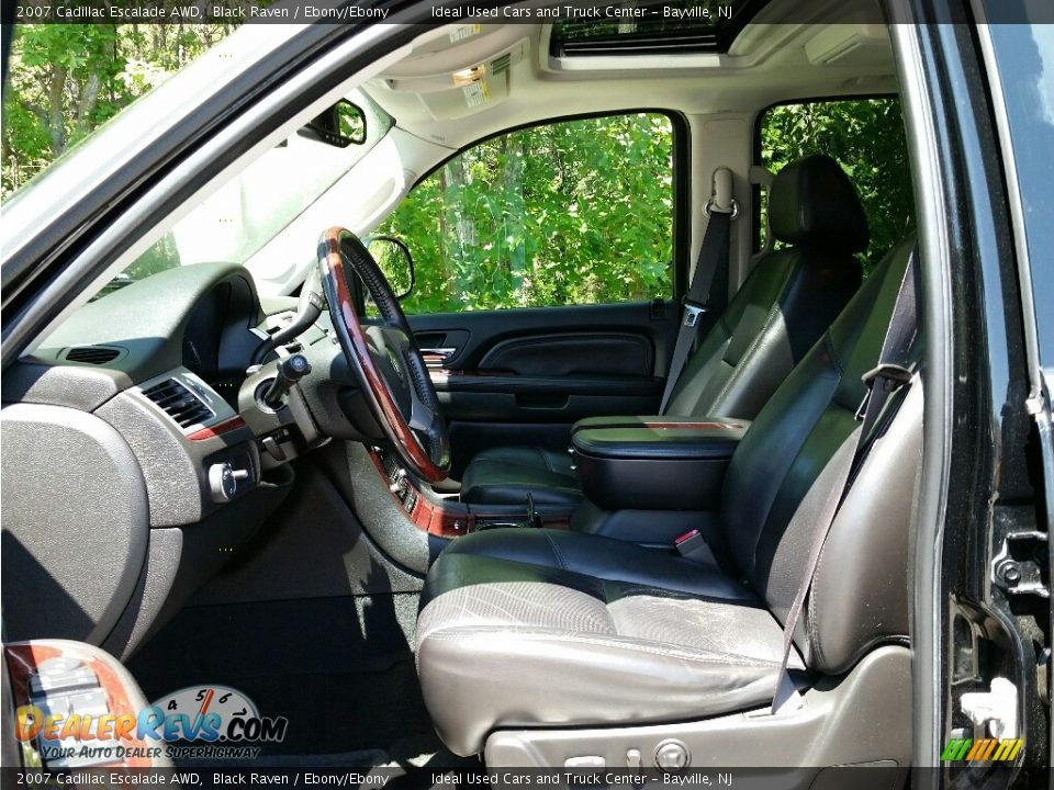 2007 Cadillac Escalade AWD Black Raven / Ebony/Ebony Photo #19