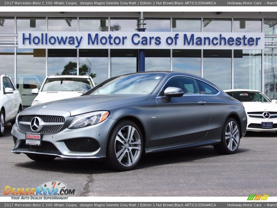 2017 Mercedes-Benz C 300 4Matic Coupe designo Magno Selenite Grey Matt / Edition 1 Nut Brown/Black ARTICO/DINAMICA Photo #1