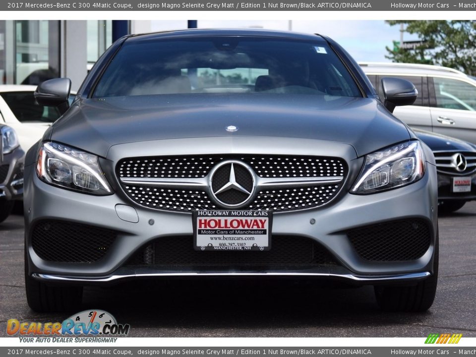 2017 Mercedes-Benz C 300 4Matic Coupe designo Magno Selenite Grey Matt / Edition 1 Nut Brown/Black ARTICO/DINAMICA Photo #2