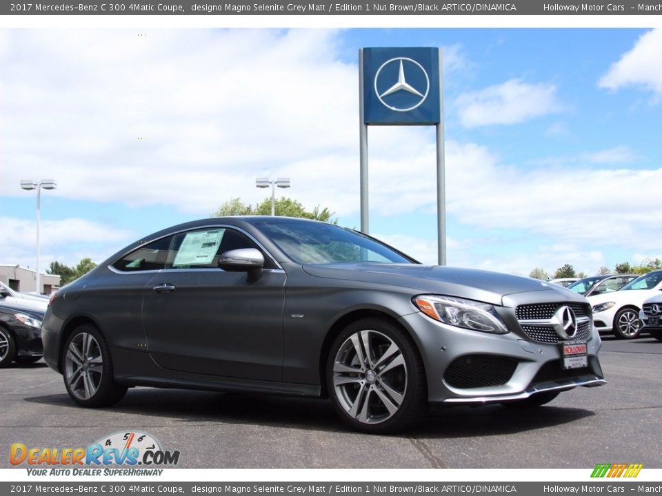 Front 3/4 View of 2017 Mercedes-Benz C 300 4Matic Coupe Photo #3