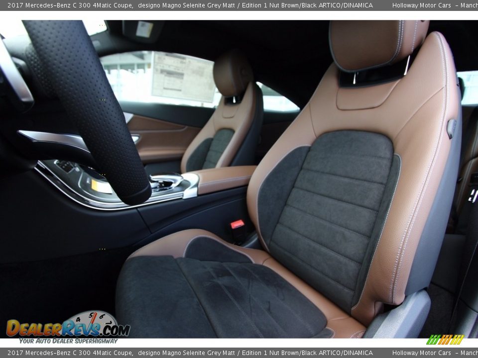 Edition 1 Nut Brown/Black ARTICO/DINAMICA Interior - 2017 Mercedes-Benz C 300 4Matic Coupe Photo #7