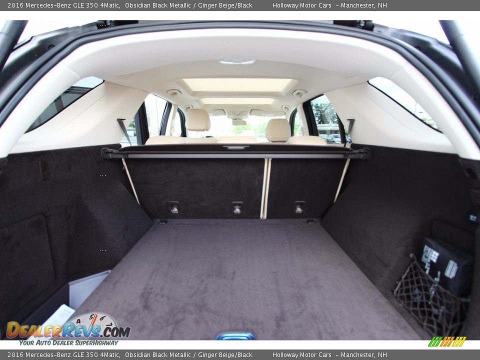 2016 Mercedes-Benz GLE 350 4Matic Obsidian Black Metallic / Ginger Beige/Black Photo #11