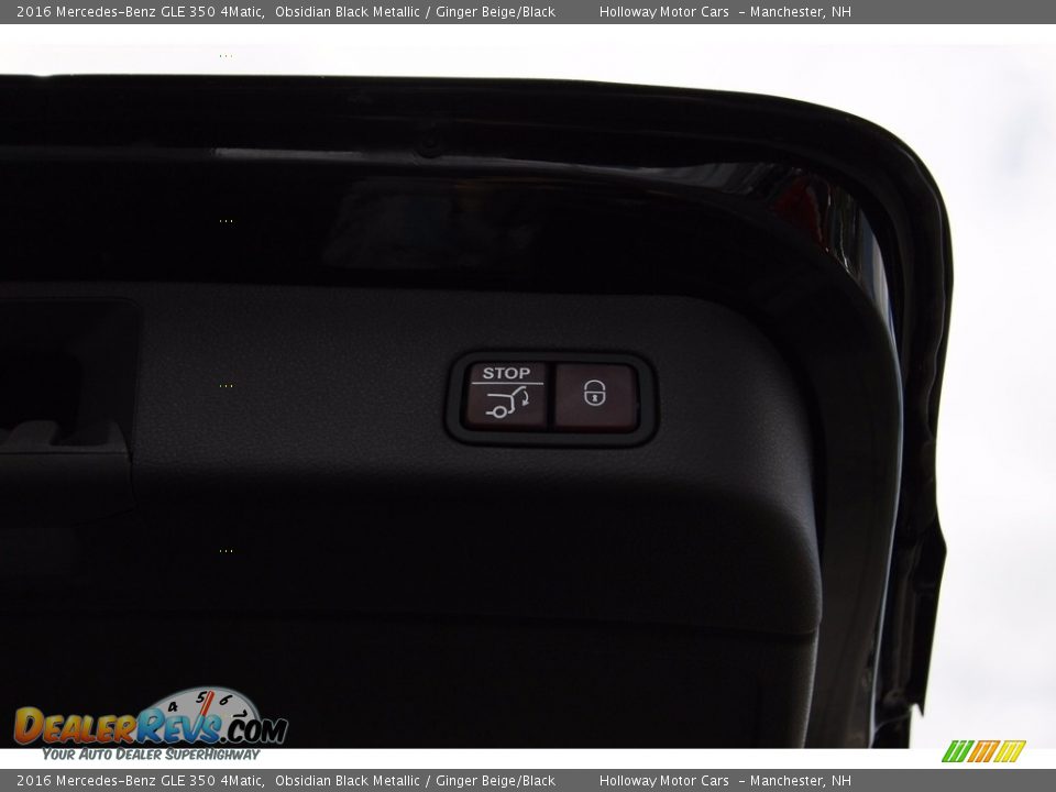 2016 Mercedes-Benz GLE 350 4Matic Obsidian Black Metallic / Ginger Beige/Black Photo #13
