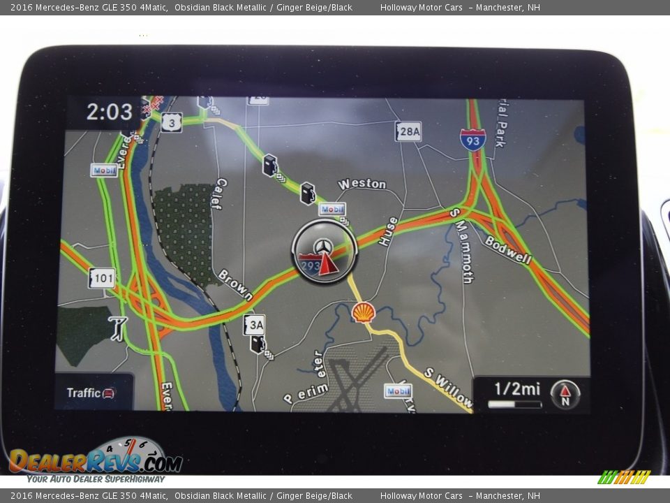 2016 Mercedes-Benz GLE 350 4Matic Obsidian Black Metallic / Ginger Beige/Black Photo #15