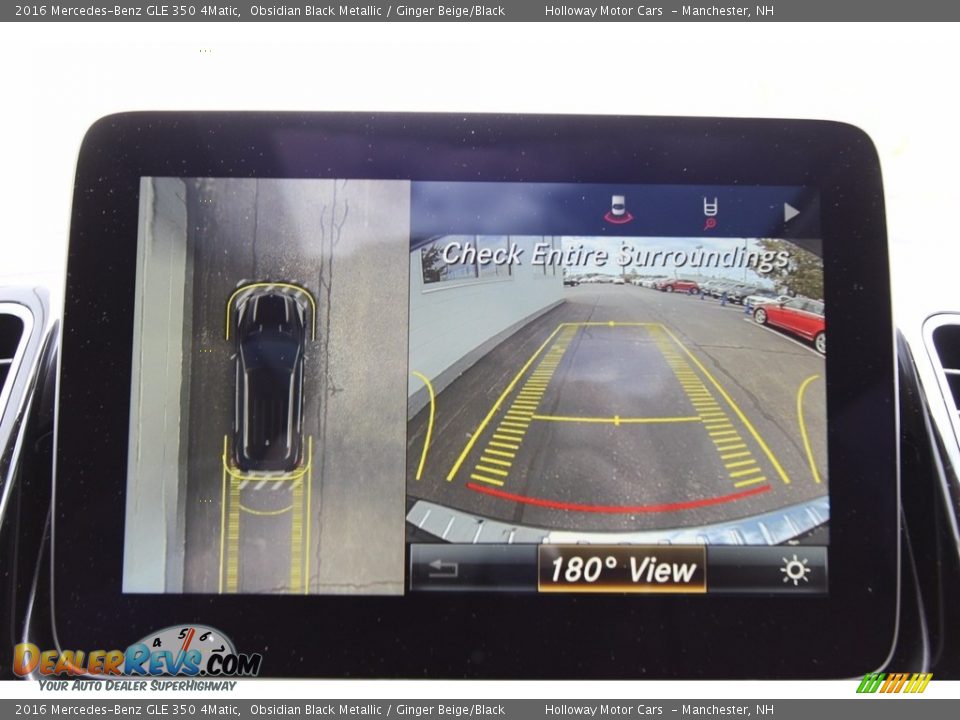 2016 Mercedes-Benz GLE 350 4Matic Obsidian Black Metallic / Ginger Beige/Black Photo #16