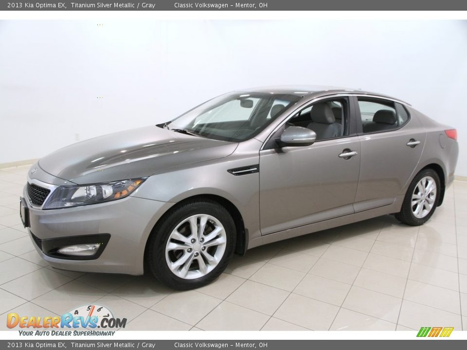 2013 Kia Optima EX Titanium Silver Metallic / Gray Photo #3