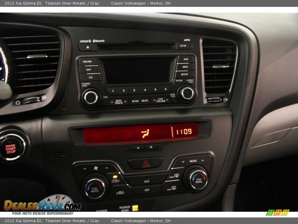 2013 Kia Optima EX Titanium Silver Metallic / Gray Photo #9