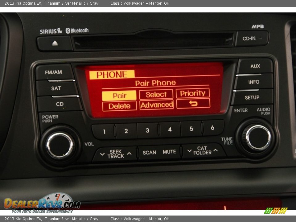 2013 Kia Optima EX Titanium Silver Metallic / Gray Photo #11