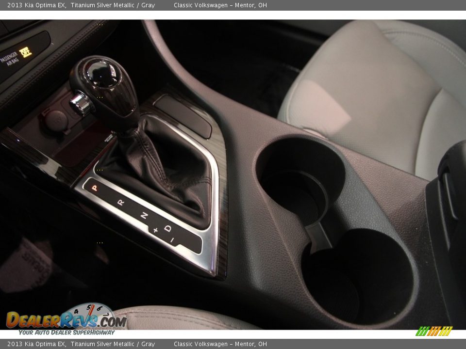 2013 Kia Optima EX Titanium Silver Metallic / Gray Photo #12