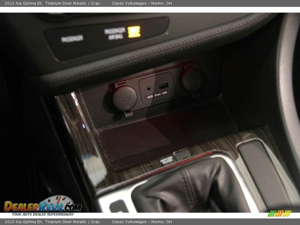 2013 Kia Optima EX Titanium Silver Metallic / Gray Photo #13