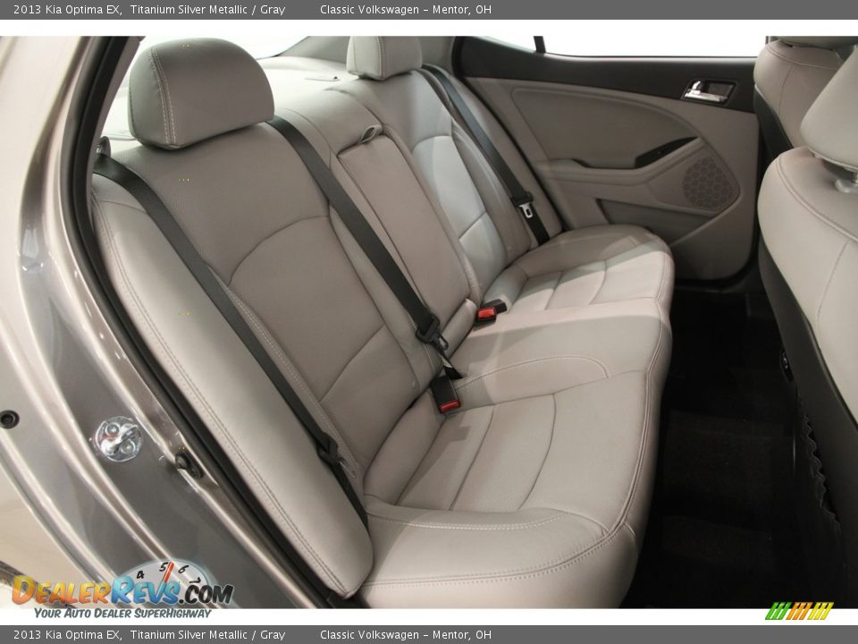 2013 Kia Optima EX Titanium Silver Metallic / Gray Photo #15
