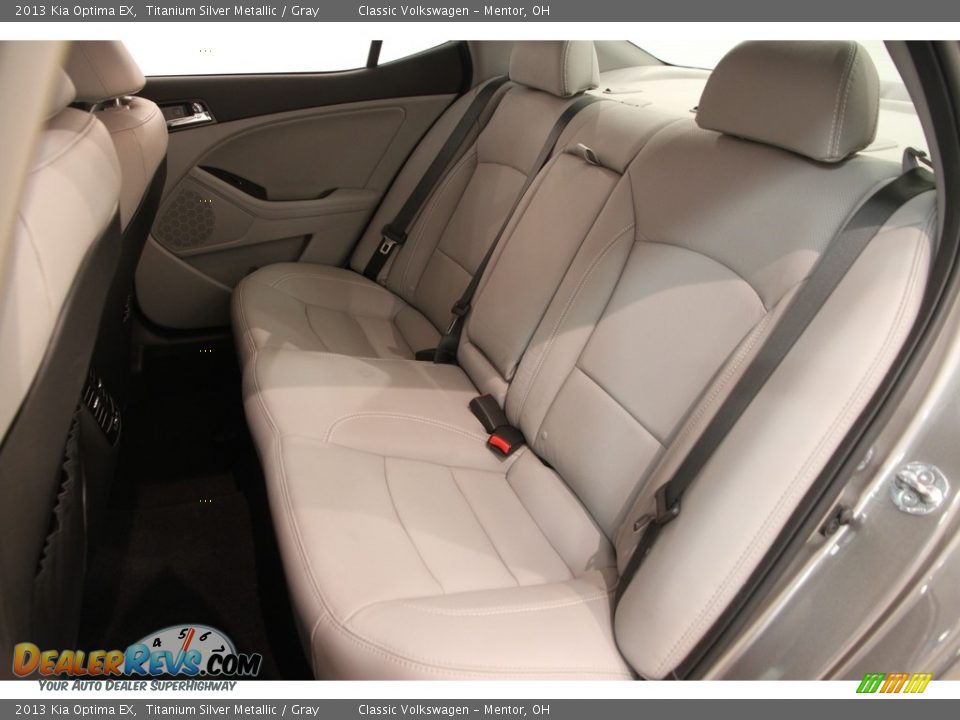 2013 Kia Optima EX Titanium Silver Metallic / Gray Photo #16