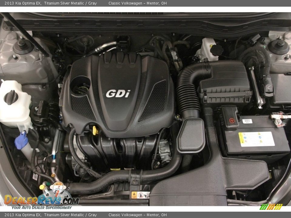 2013 Kia Optima EX Titanium Silver Metallic / Gray Photo #18