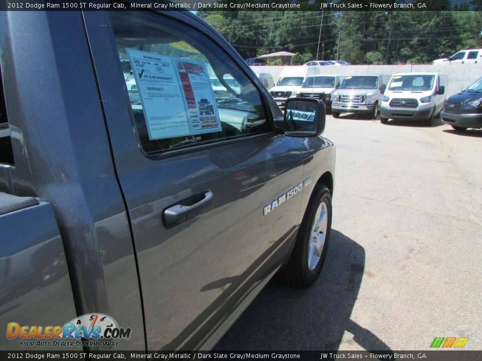 2012 Dodge Ram 1500 ST Regular Cab Mineral Gray Metallic / Dark Slate Gray/Medium Graystone Photo #29