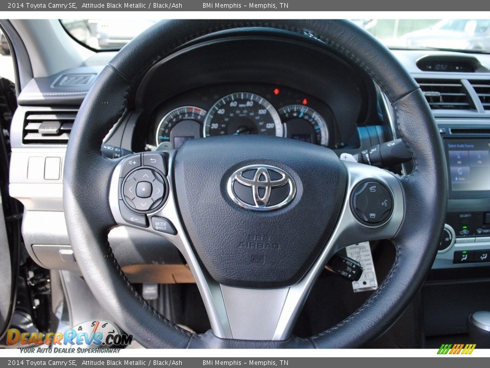 2014 Toyota Camry SE Attitude Black Metallic / Black/Ash Photo #13