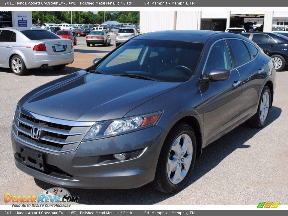 2011 Honda Accord Crosstour EX-L 4WD Polished Metal Metallic / Black Photo #1