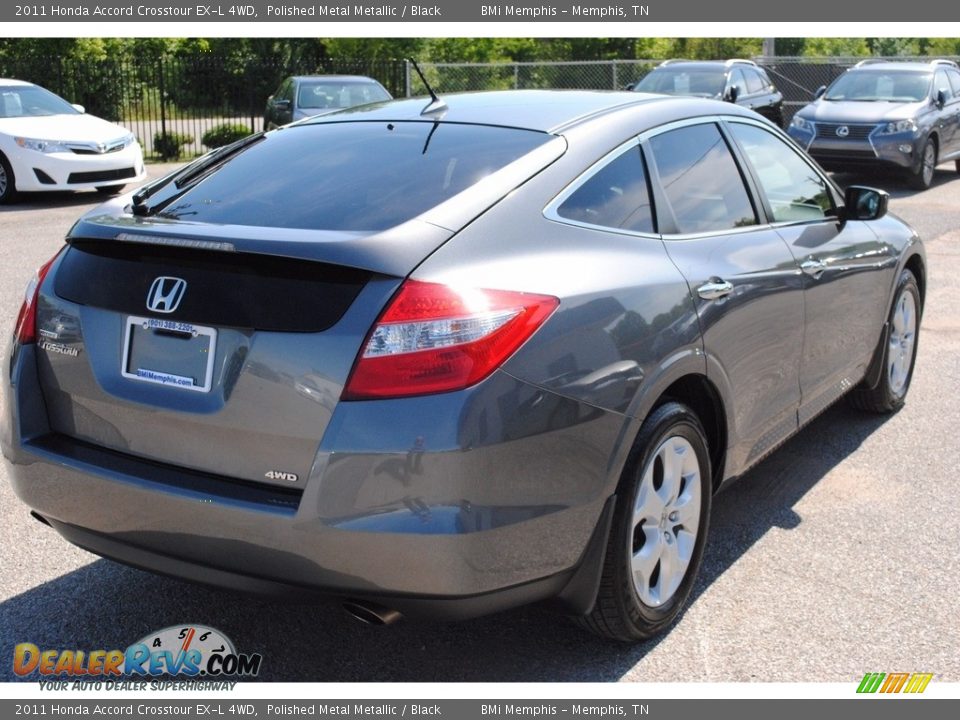 2011 Honda Accord Crosstour EX-L 4WD Polished Metal Metallic / Black Photo #5
