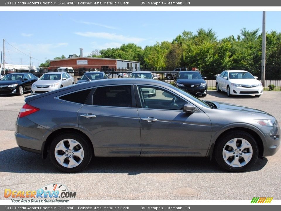 2011 Honda Accord Crosstour EX-L 4WD Polished Metal Metallic / Black Photo #6