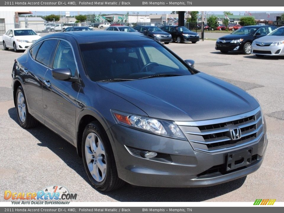 2011 Honda Accord Crosstour EX-L 4WD Polished Metal Metallic / Black Photo #7