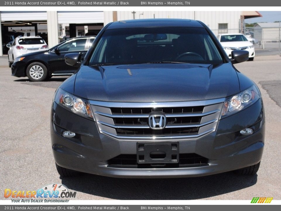 2011 Honda Accord Crosstour EX-L 4WD Polished Metal Metallic / Black Photo #8