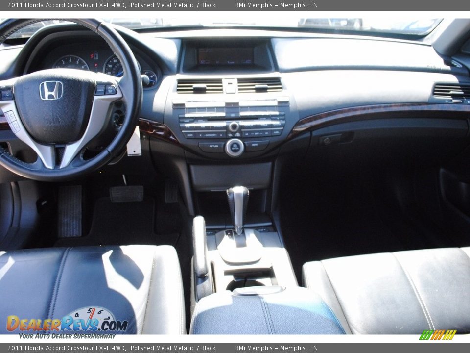 2011 Honda Accord Crosstour EX-L 4WD Polished Metal Metallic / Black Photo #9