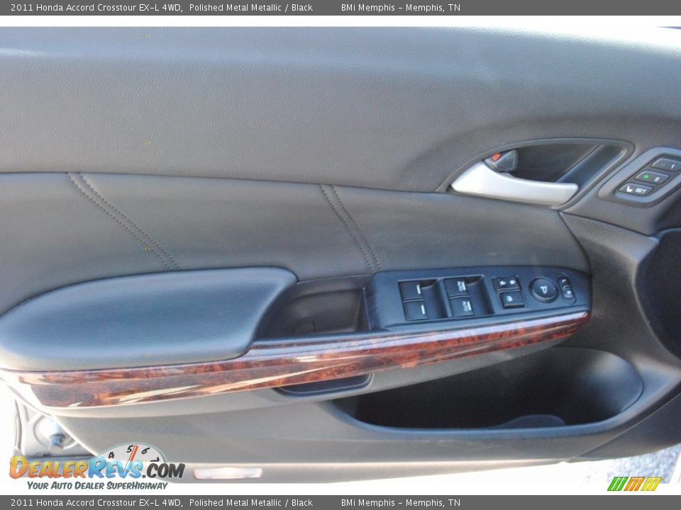 2011 Honda Accord Crosstour EX-L 4WD Polished Metal Metallic / Black Photo #10