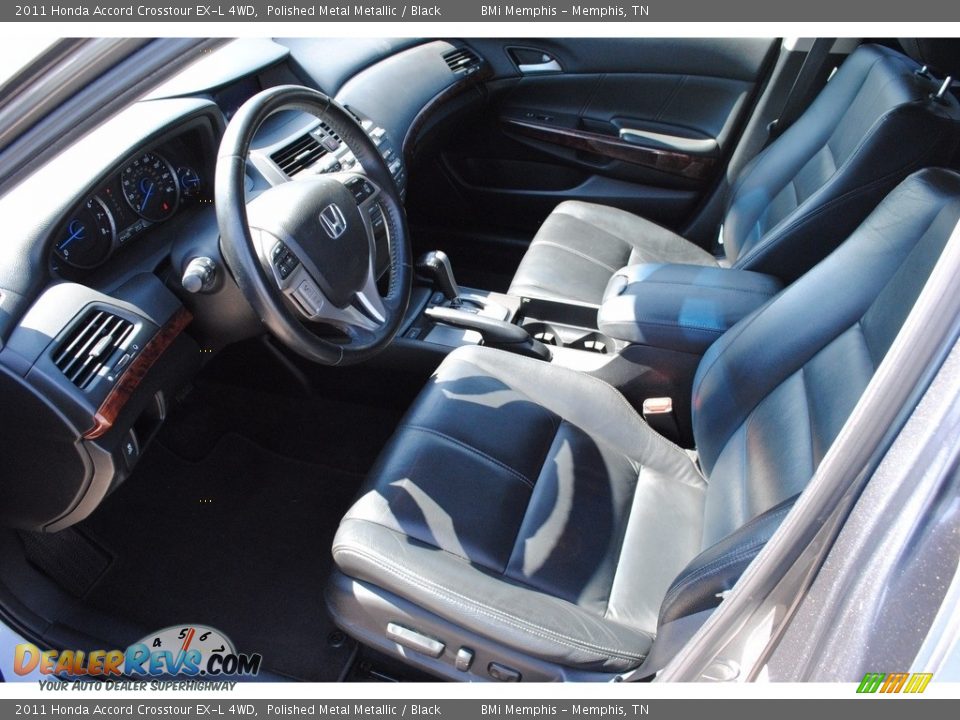 2011 Honda Accord Crosstour EX-L 4WD Polished Metal Metallic / Black Photo #11