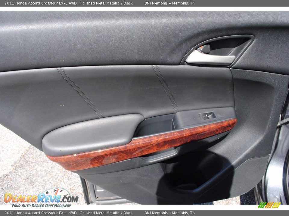 2011 Honda Accord Crosstour EX-L 4WD Polished Metal Metallic / Black Photo #19