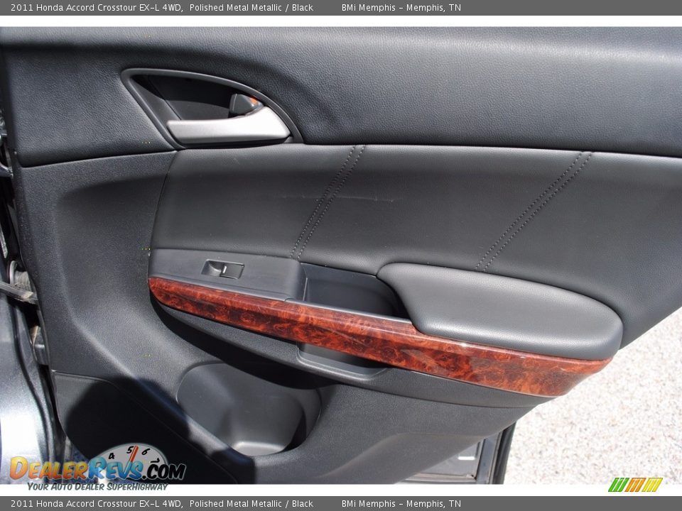 2011 Honda Accord Crosstour EX-L 4WD Polished Metal Metallic / Black Photo #23