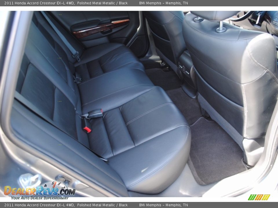 2011 Honda Accord Crosstour EX-L 4WD Polished Metal Metallic / Black Photo #24