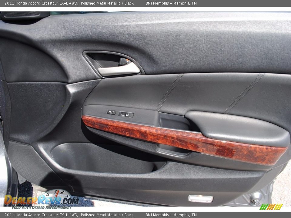 2011 Honda Accord Crosstour EX-L 4WD Polished Metal Metallic / Black Photo #25
