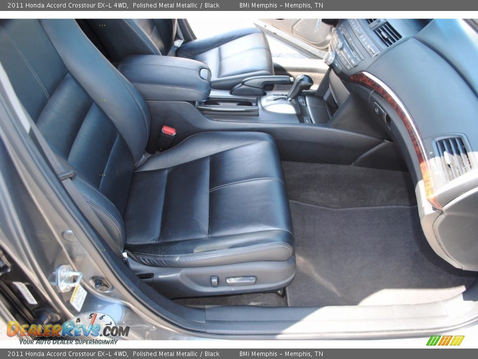 2011 Honda Accord Crosstour EX-L 4WD Polished Metal Metallic / Black Photo #26
