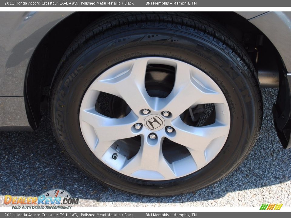 2011 Honda Accord Crosstour EX-L 4WD Polished Metal Metallic / Black Photo #31