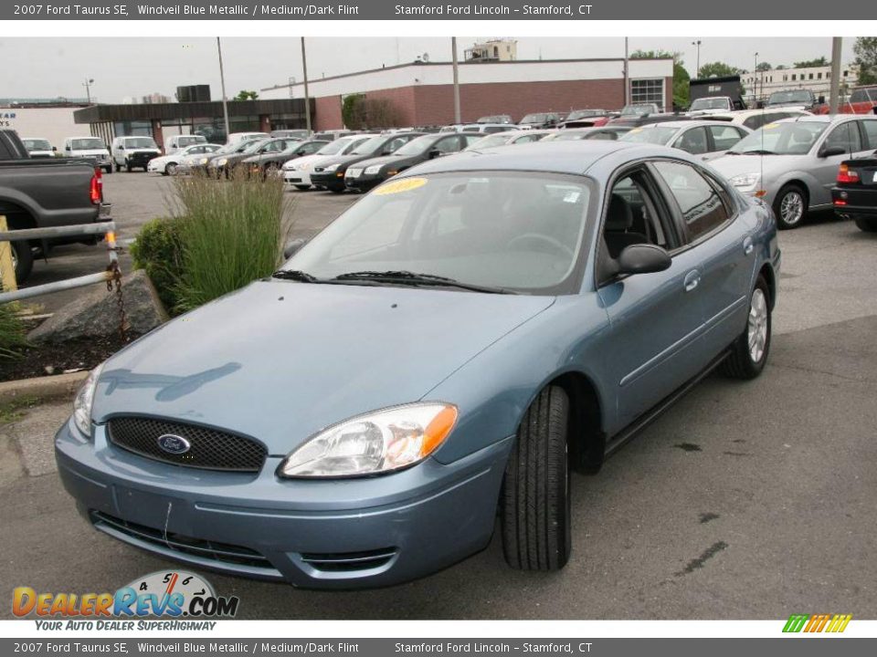 2007 Ford Taurus SE Windveil Blue Metallic / Medium/Dark Flint Photo #1