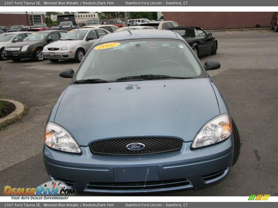 2007 Ford Taurus SE Windveil Blue Metallic / Medium/Dark Flint Photo #2