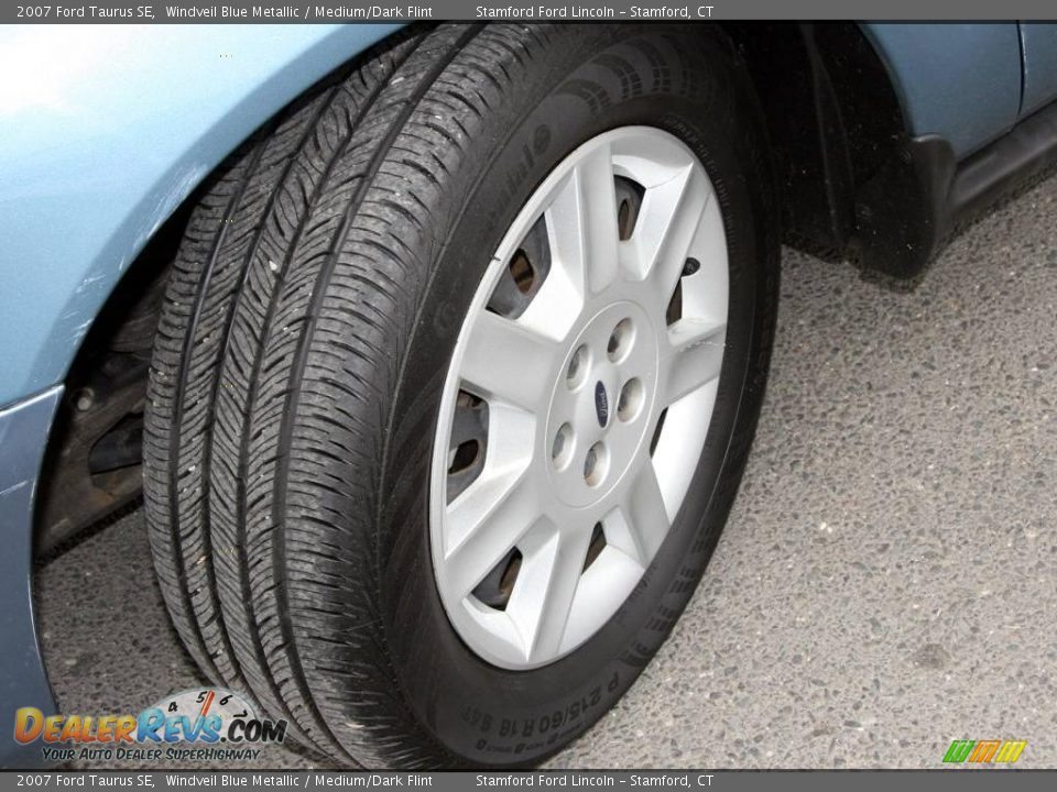 2007 Ford Taurus SE Windveil Blue Metallic / Medium/Dark Flint Photo #14