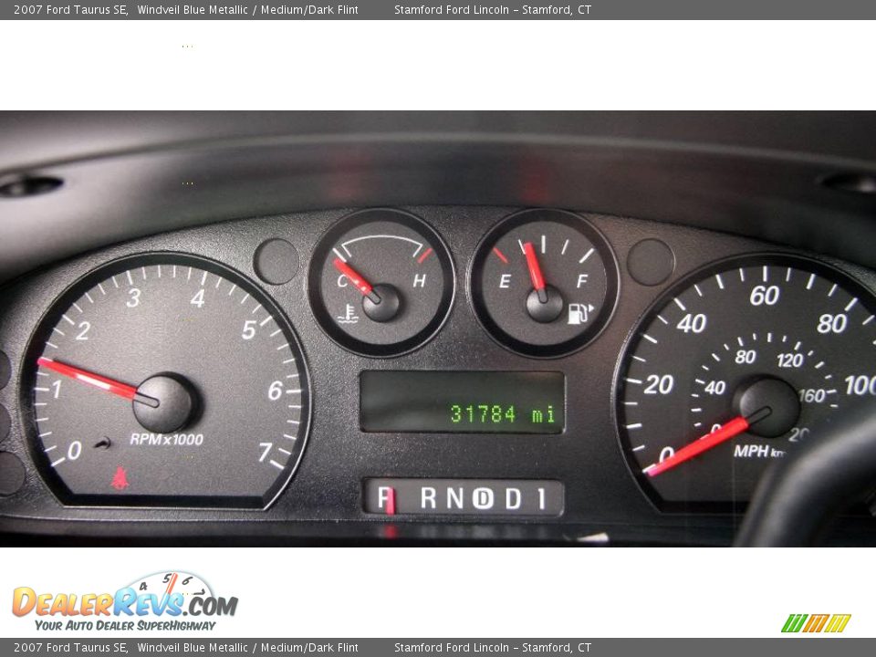 2007 Ford Taurus SE Windveil Blue Metallic / Medium/Dark Flint Photo #17