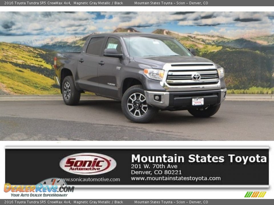 2016 Toyota Tundra SR5 CrewMax 4x4 Magnetic Gray Metallic / Black Photo #1